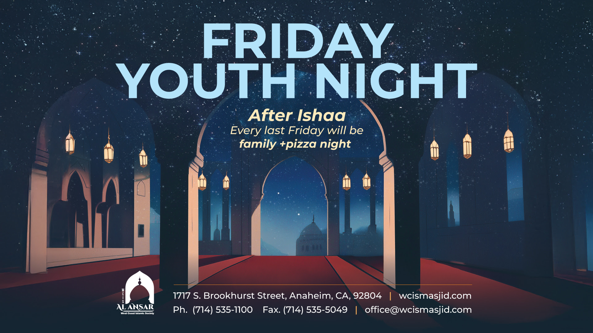 FRIDAY YOUTH NIGHT